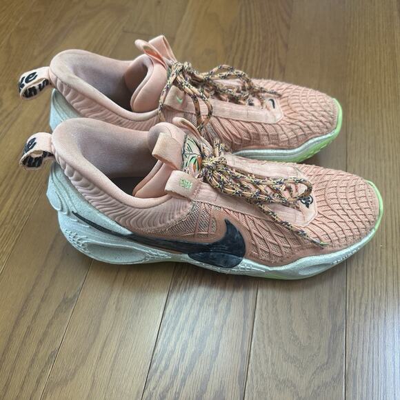 Nike Cosmic Unity Basketball Shoes, Apricot Agate, Black, Lime Glow, Sz M 10 - Picture 1 of 10